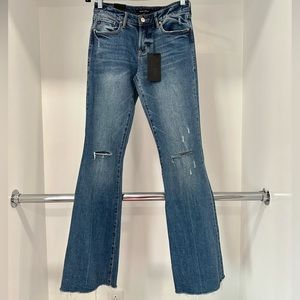 NWT Dear John Denim Jeans Size 27 6 Rosie flare Vintage w threads trendy